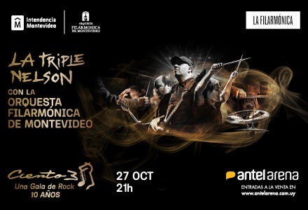 More Info for La Triple Nelson y Orquesta Filarmónica de Montevideo