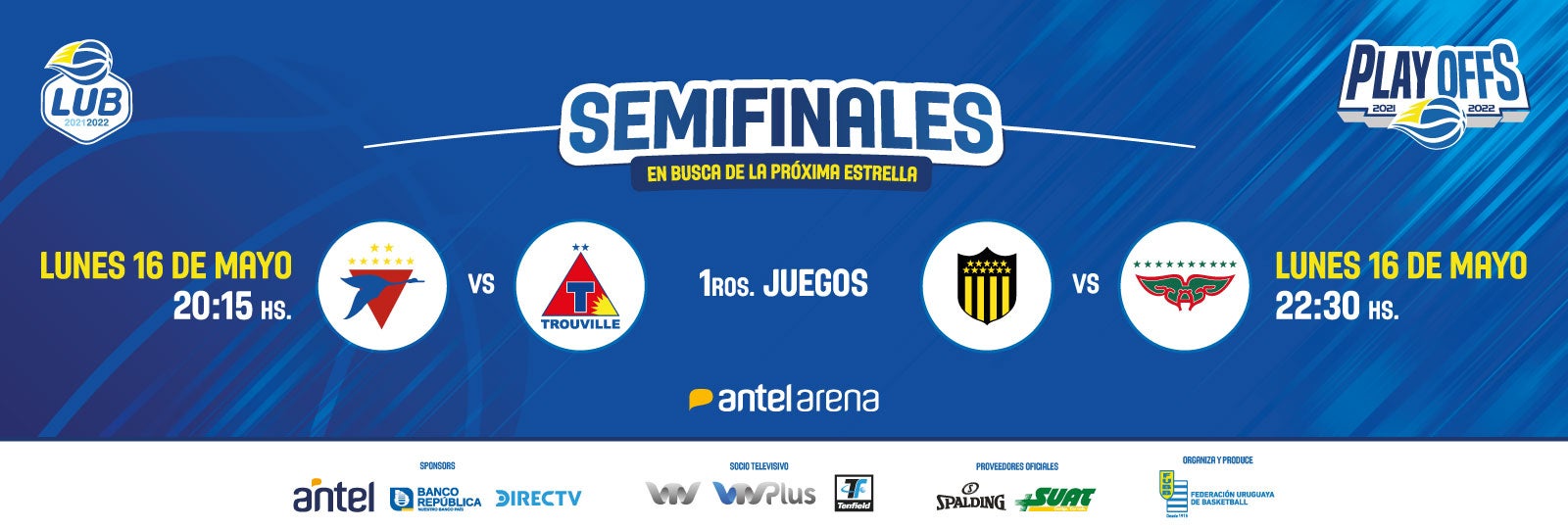 Semifinales Liga Uruguaya de Basketball Antel Arena